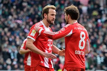 هاري كين يقود بايرن ميونيخ لفوز ساحق على فيردر بريمن ويصل للهدف رقم 500