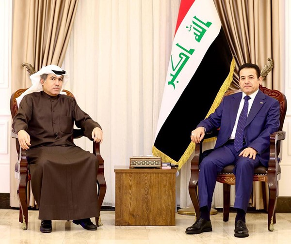 سفيرنا لدى بغداد ومستشار الأمن القومي العراقي بحثا تطورات الأوضاع في المنطقة