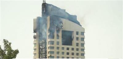 الإطفاء: السيطرة على حريق المقر الرئيسي لـ «مؤسسة التأمينات».. إثر تعرضه لاستهداف