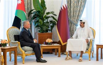 أمير قطر يبحث مع العاهل الأردني تطورات الأوضاع في المنطقة في ضوء التصعيد الراهن