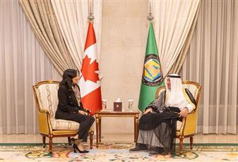 البديوي يبحث مع وزيرة خارجية كندا التصعيد الإقليمي والتعاون المشترك