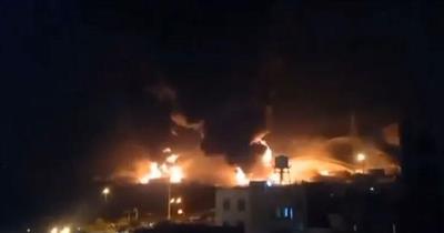 دوي انفجارات قوية في بعض مناطق العاصمة طهران