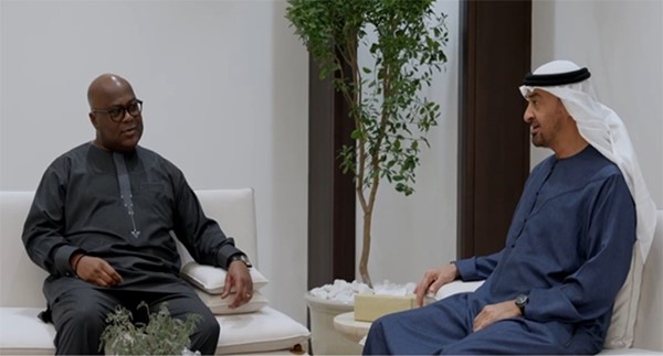 رئيس الإمارات يبحث ورئيس الكونغو الديموقراطية تطورات الشرق الأوسط وتداعياتها على الأمن والاستقرار الإقليمي والدولي #ميناء_الاحمدي 