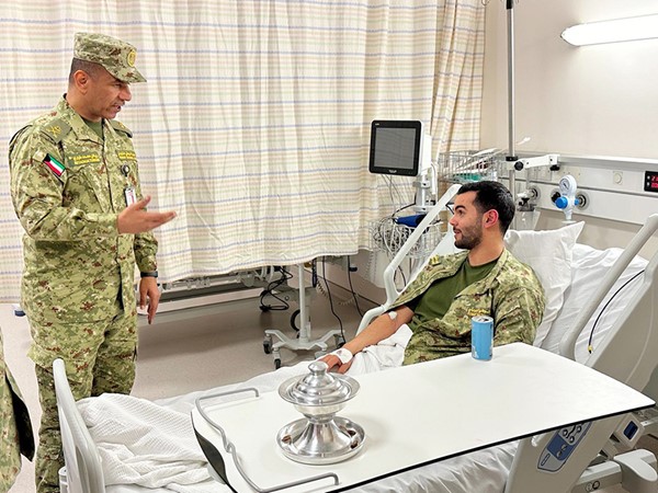 المعاون للشؤون المالية وإدارة الموارد زار مصابي الواجب من منتسبي الحرس الوطني