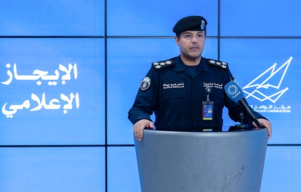 «الداخلية»: لم تسجل أي تهديدات أو مخاطر تمسّ أجواء الكويت خلال الـ 24 ساعة الماضية