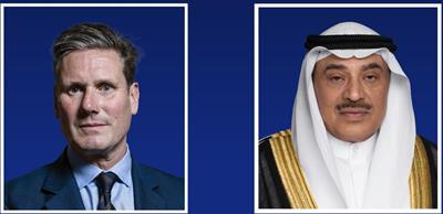 سمو ولي العهد يتلقى اتصالا من رئيس الوزراء البريطاني