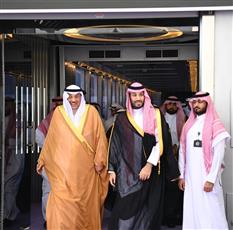 ممثل سمو أمير البلاد سمو ولي العهد يصل إلى جدة