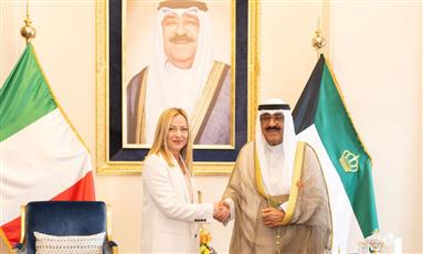 سمو الأمير يتلقى اتصالا هاتفيا من رئيسة وزراء إيطاليا