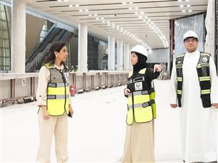 المشعان تتفقد مشروع مبنى الركاب الجديد «T2» في مطار الكويت الدولي