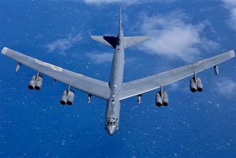 تحطم قاذفة أميركية من طراز B-52 بعد وقت قصير من الإقلاع