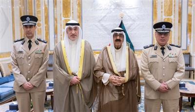 سمو الأمير يستقبل النائب الأول والوكيلين المساعدين في الداخلية بمناسبة تعيينهما في منصبيهما الجديدين