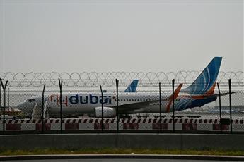 فلاي دبي: هبوط رحلة متجهة إلى تل أبيب في مطار تبوك بالسعودية بعد حادث عرضي