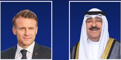 سمو أمير البلاد يقيم مأدبة غداء على شرف الرئيس الفرنسي