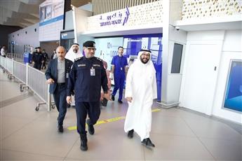 وكيل الصحة يتابع ميدانياً جاهزية المرافق الصحية في مطار الكويت ومبنى الركاب الجديد